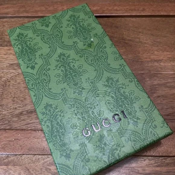 Gucci Monogram Wallet with Green and Red Stripe - Picture 4 of 7